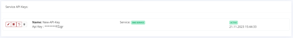 2-SMS-service-Service-API-Keys